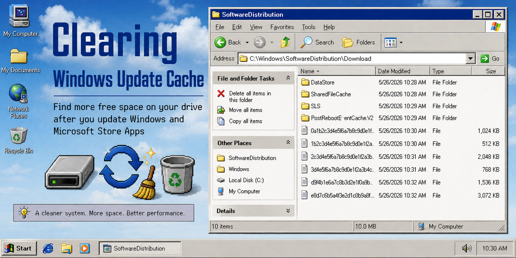 Clearing Windows Update Cache